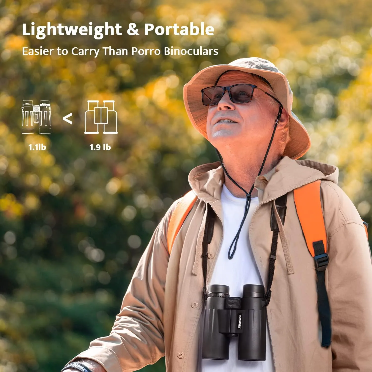 12x50 High Definition Binoculars with Phone Adapter and Tripod.