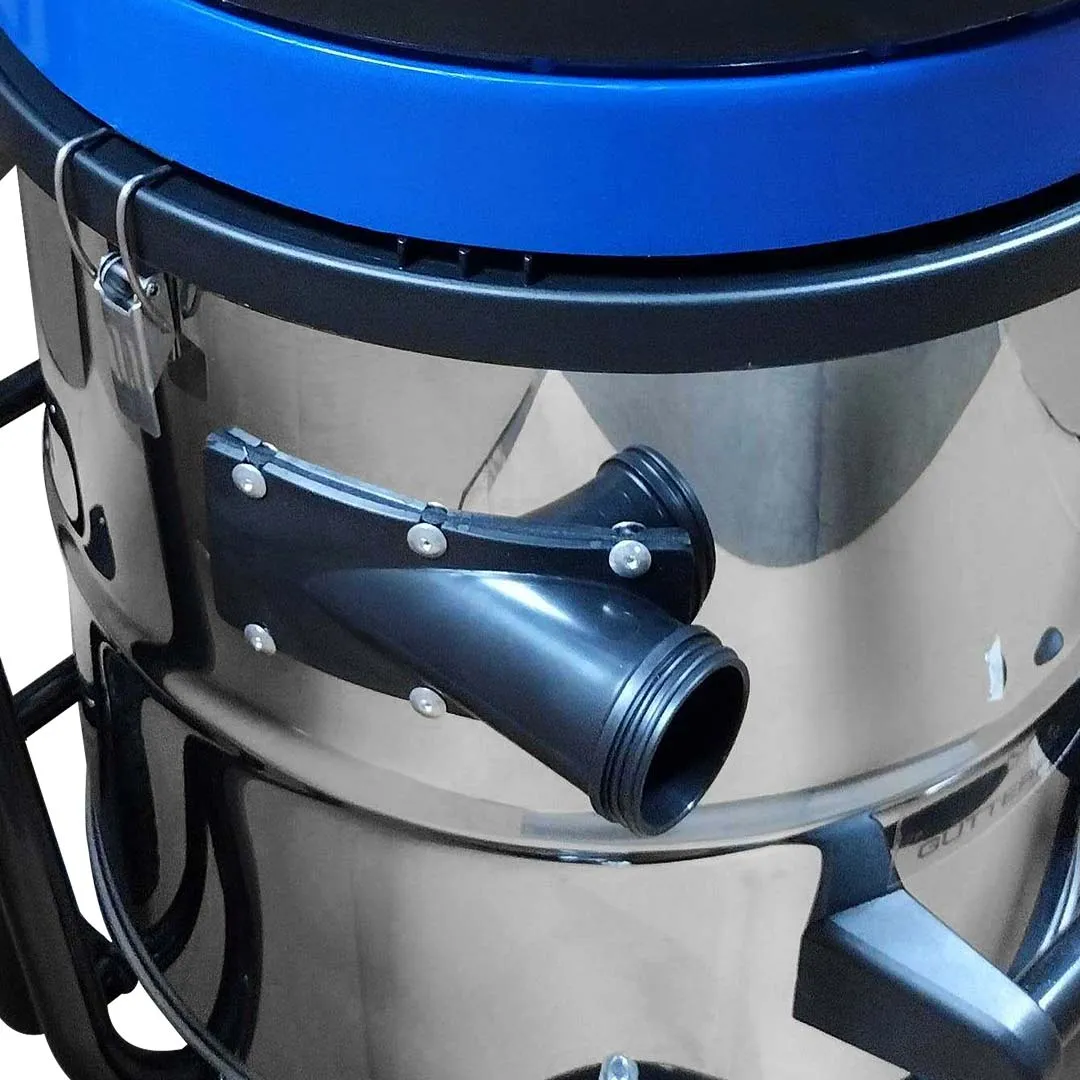 20 Gallon Classic Cyclone Gutter Vacuum with 28 Foot Carbon Clamping Poles, 25ft Hose and Pole Bag