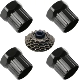 4 Pieces Bike Cassette Lockring Tool Mountain Bike Freewheel Remover Tool Bike Cassette Lockring Tool Bicycle Shop Tools for Repairing Bikes