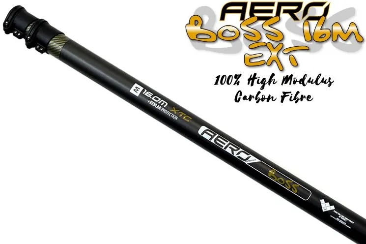 Aero Master Range: "Boss" 100% High Modulus Carbon Fibre Kevlar Water Fed Pole