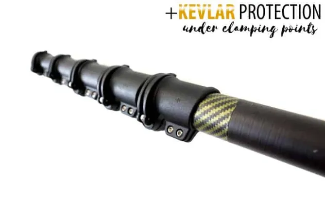 Aero Master Range: "Boss" 100% High Modulus Carbon Fibre Kevlar Water Fed Pole