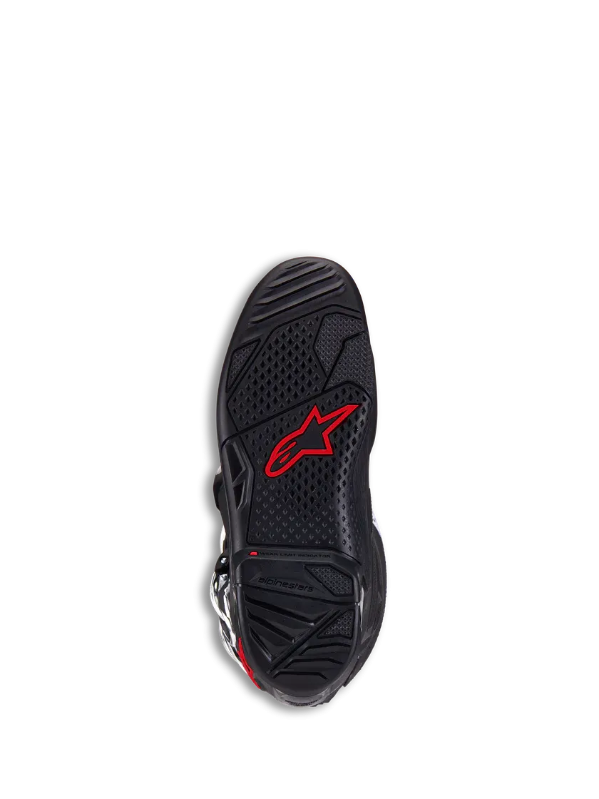 Alpinestars Tech 7 Motocross Boots Black Red Fluo