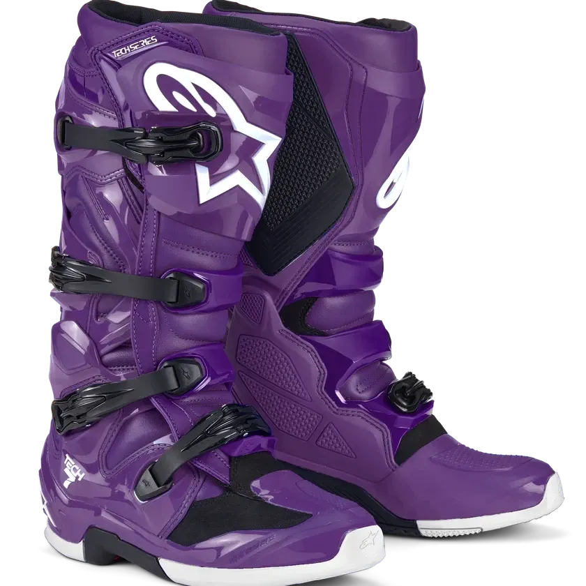 Alpinestars Tech 7 Motocross Boots Purple