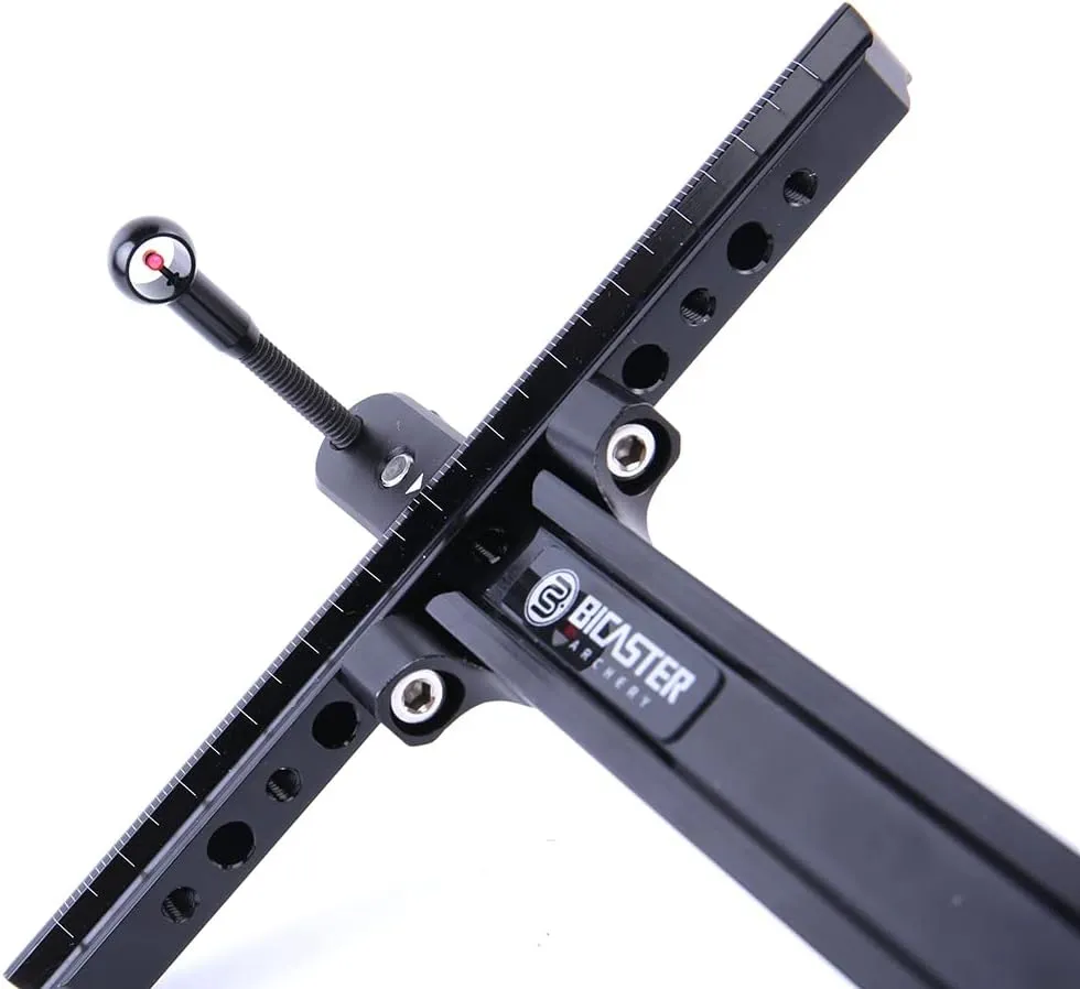 Archery Sights 9 inch Recurve Bow Sight Ambidextrous Aluminum Quick Adjustment
