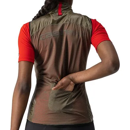 Aria Women's vest Castelli, color Moss Brown
