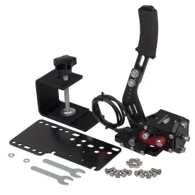 CNRAQR PC Racing Game USB Handbrake for 16Bit SIM for Racing Games, Compatible with G27 G29 G920 G923 T500 T300 Simulate Linear HandbrakeWith Fixing Clip and Plate