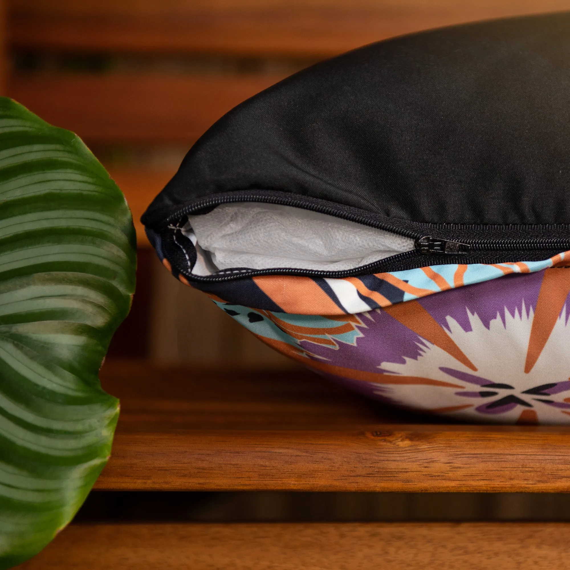 Coloured Floral Cushion