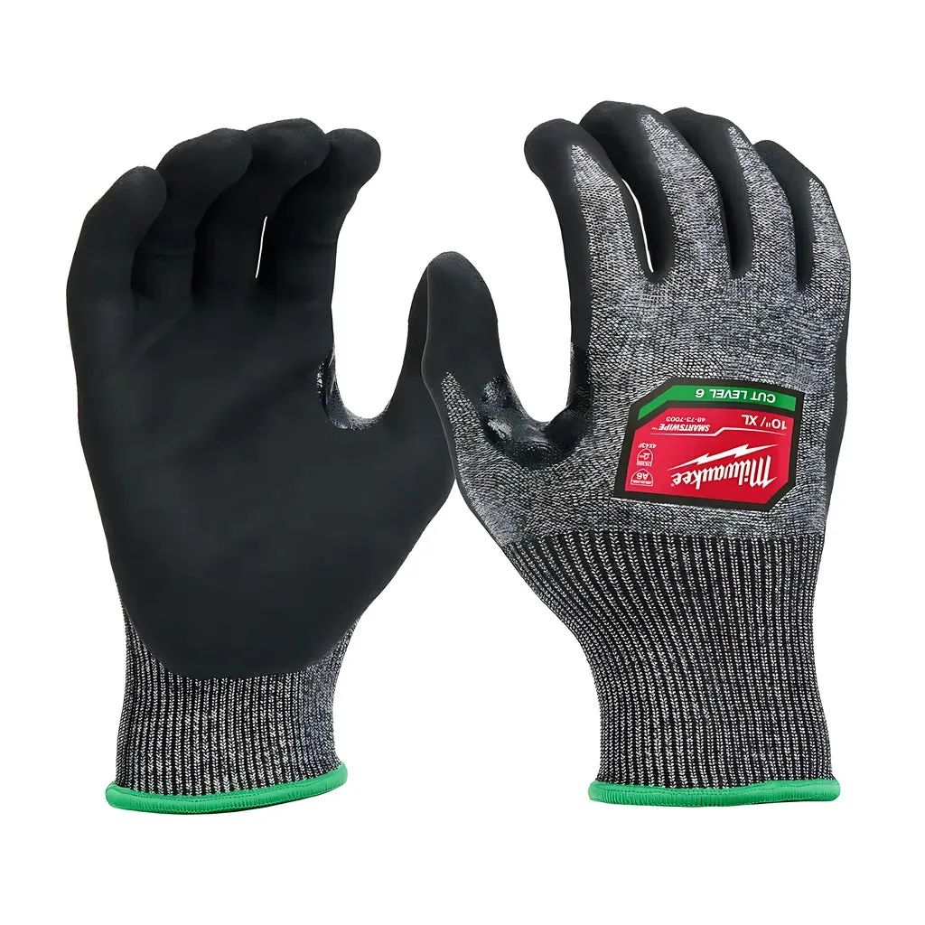 Cut Level 6 High-Dexterity Nitrile Dipped Gloves - XL