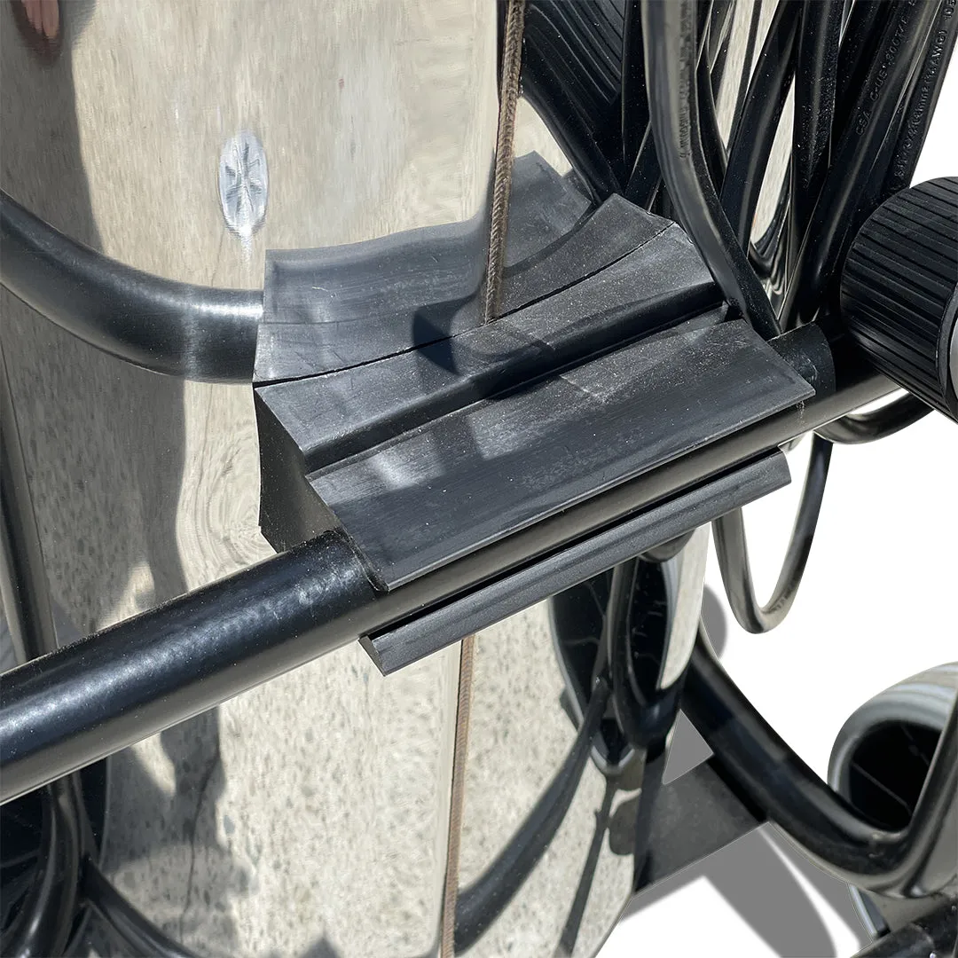 Cyclone Triple 3600 Gutter Vacuum (20gal), 40 Foot Tapered Carbon Gutter Poles and Bag