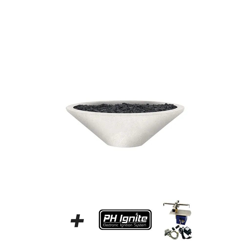 Embarcadero Pedestal Fire Bowl - Gas Fire Pit