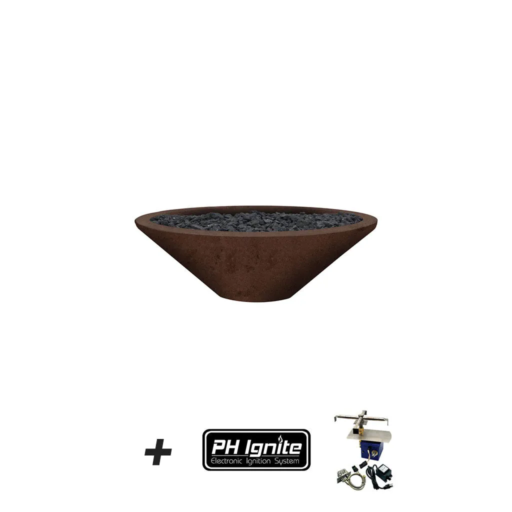 Embarcadero Pedestal Fire Bowl - Gas Fire Pit
