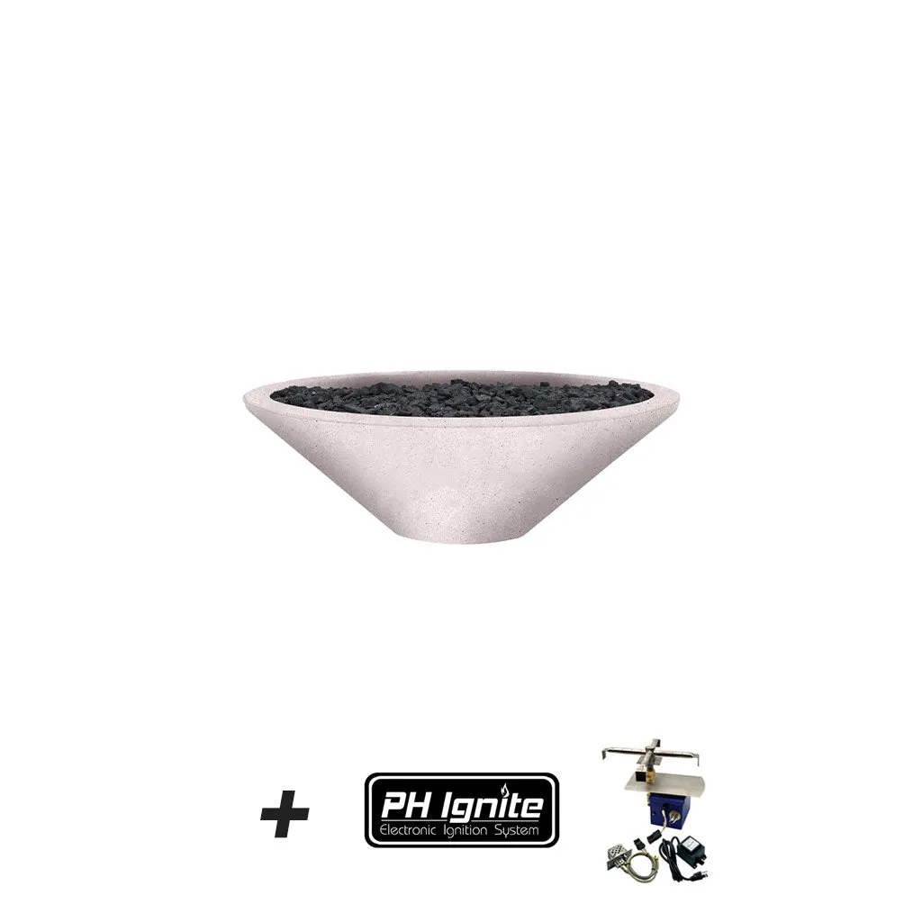 Embarcadero Pedestal Fire Bowl - Gas Fire Pit