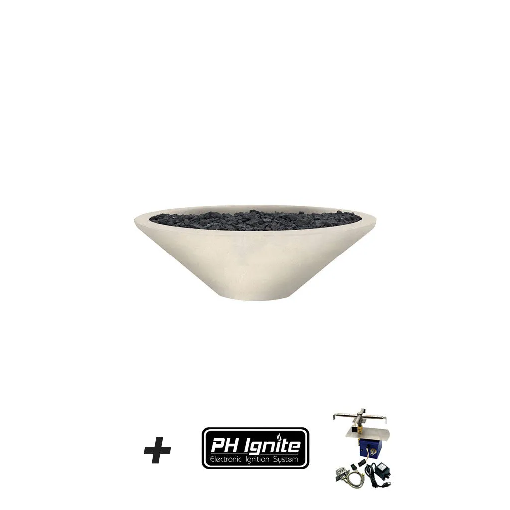 Embarcadero Pedestal Fire Bowl - Gas Fire Pit