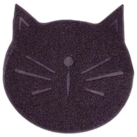 Emily Pets Litter Mat, Non Slip Litter Tracking Mat for Cats (Chocolate)