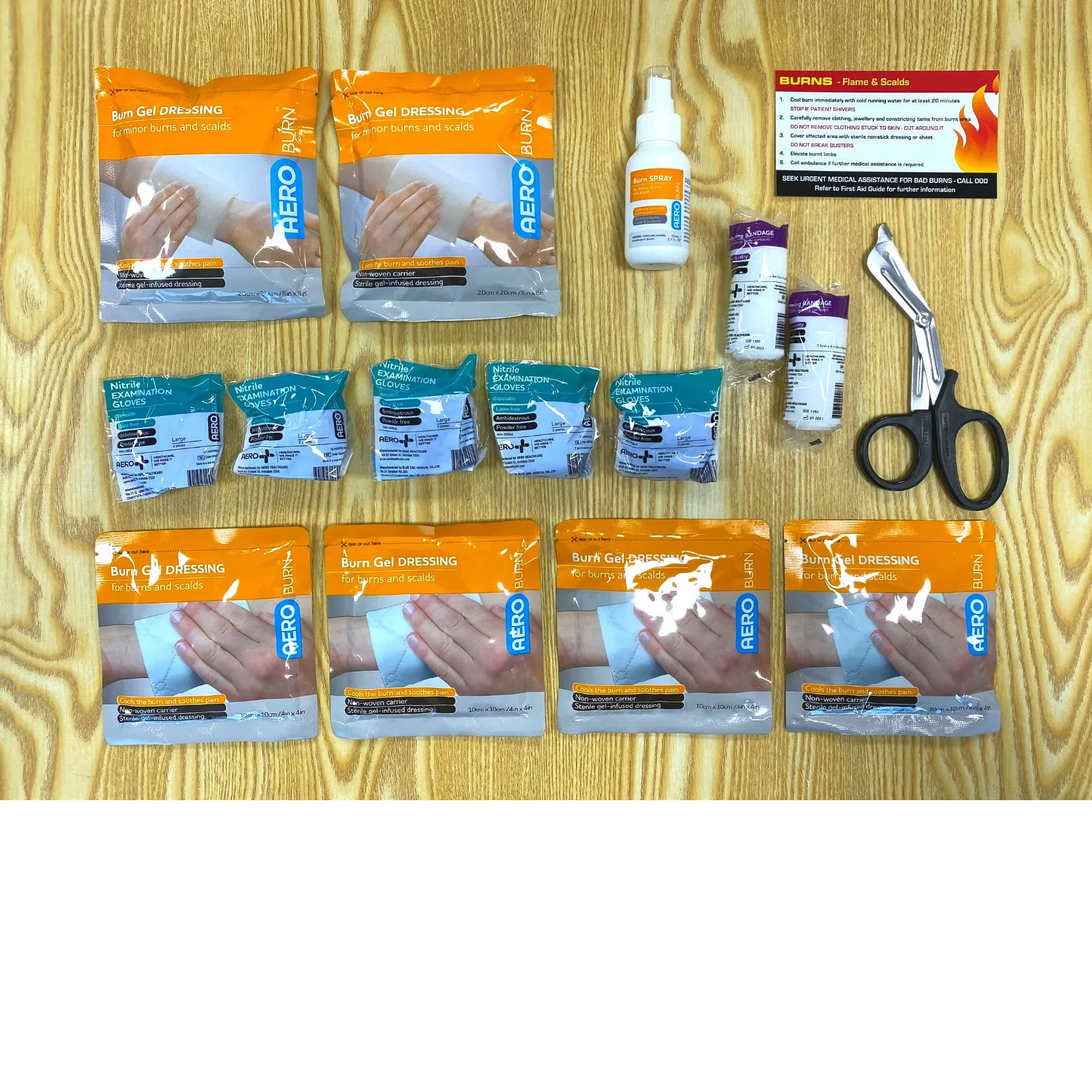 First Aid Module - Burn Small Industrial