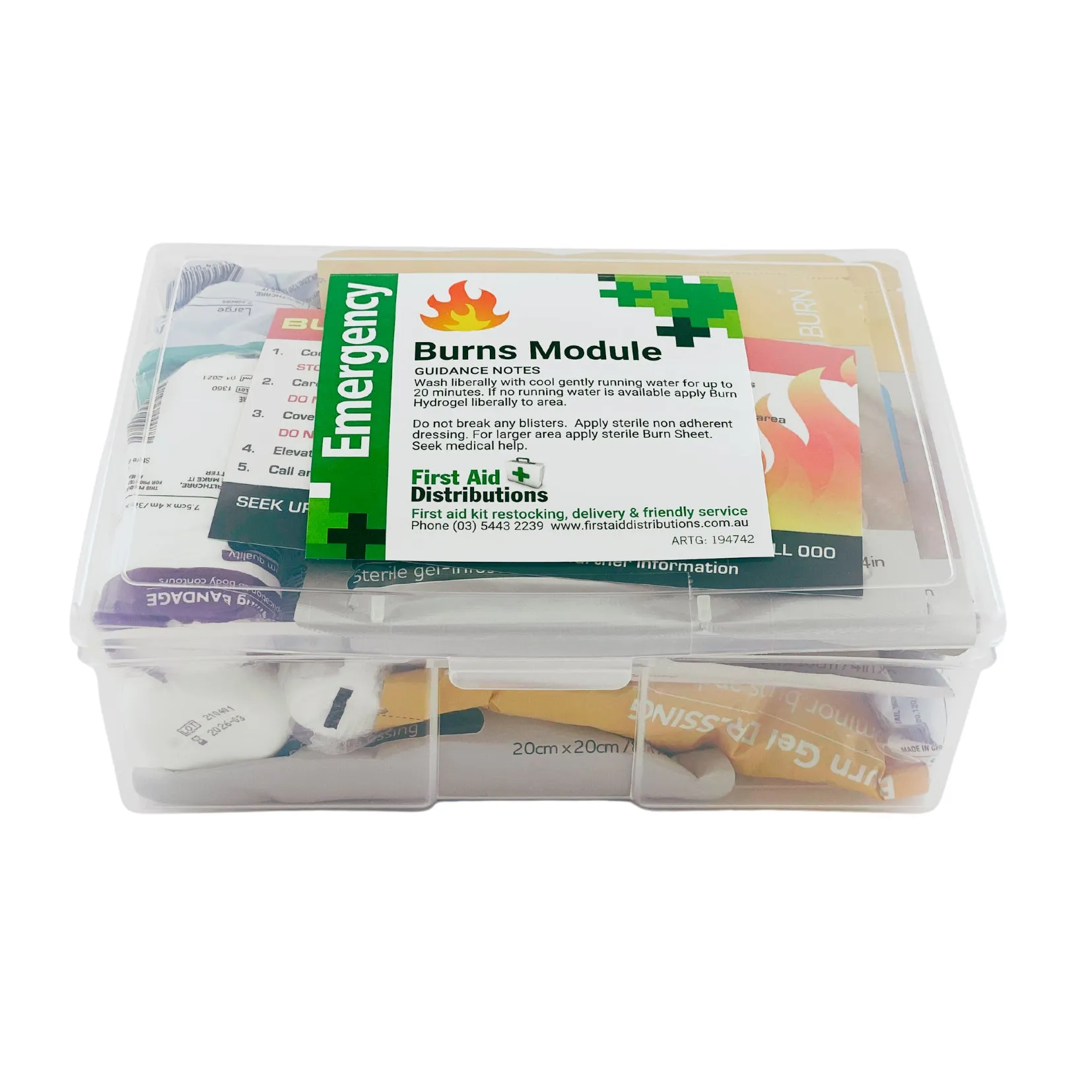 First Aid Module - Burn Small Industrial