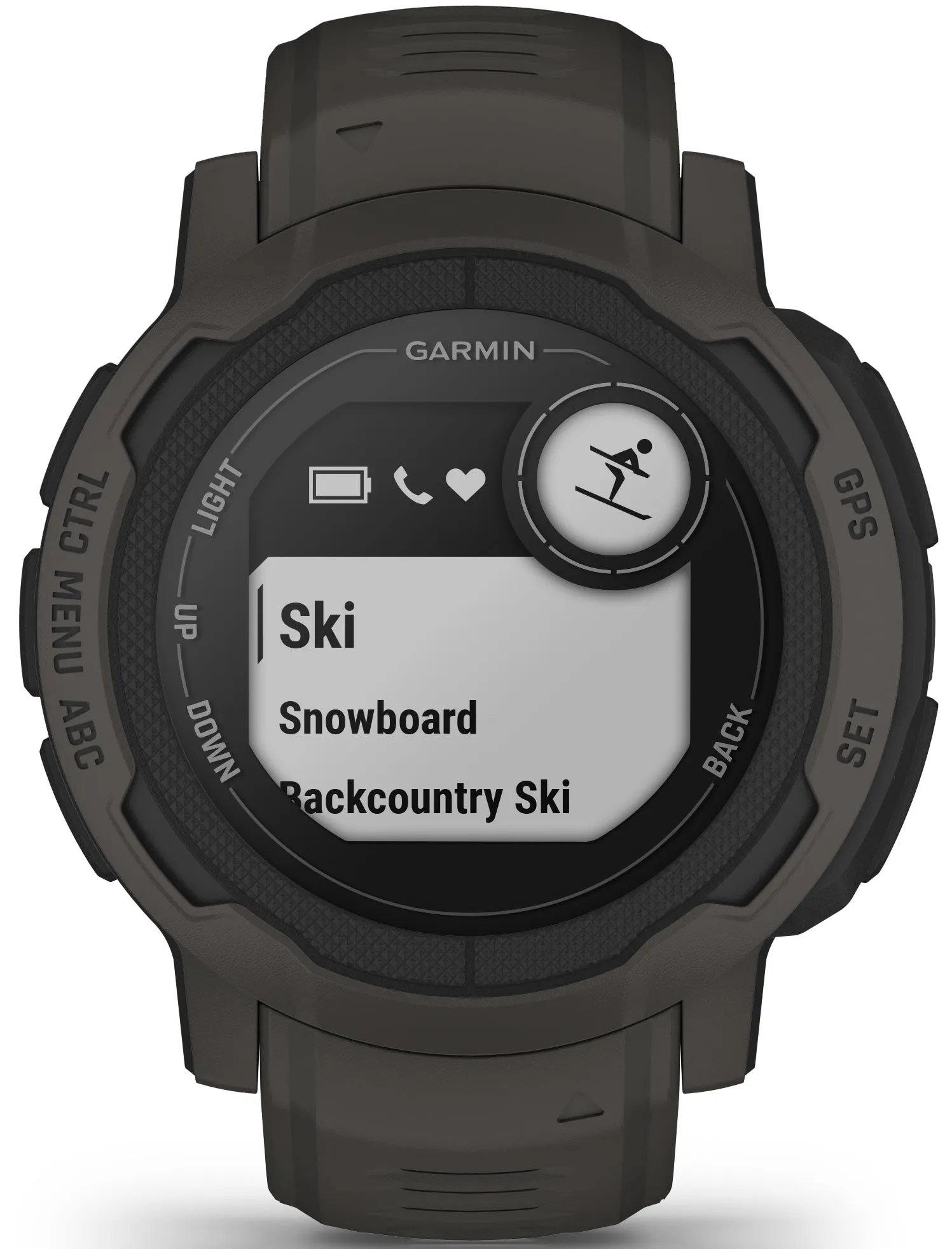 GRM Watch Instinct 2 GPS Graphite Smartwatch