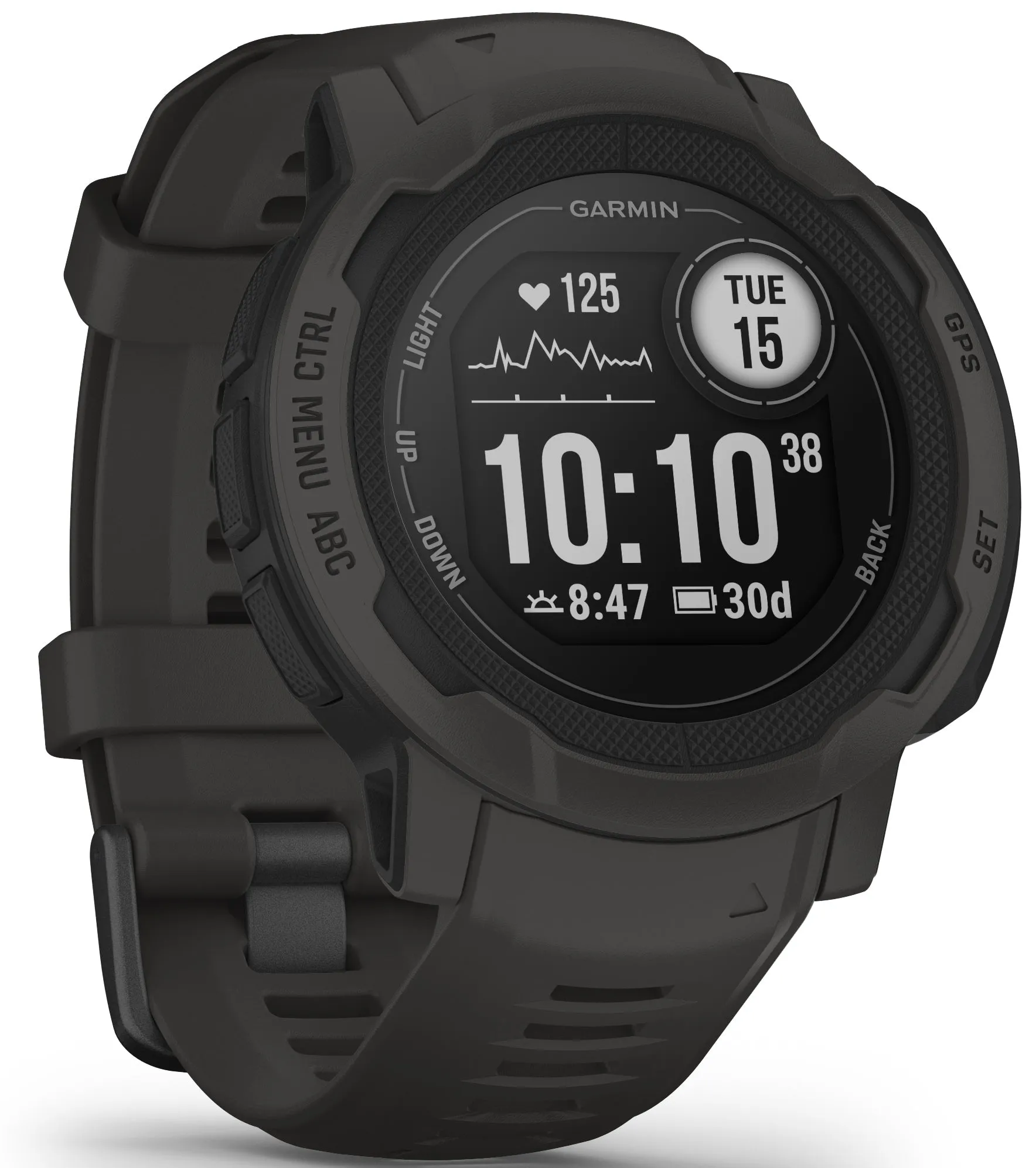 GRM Watch Instinct 2 GPS Graphite Smartwatch