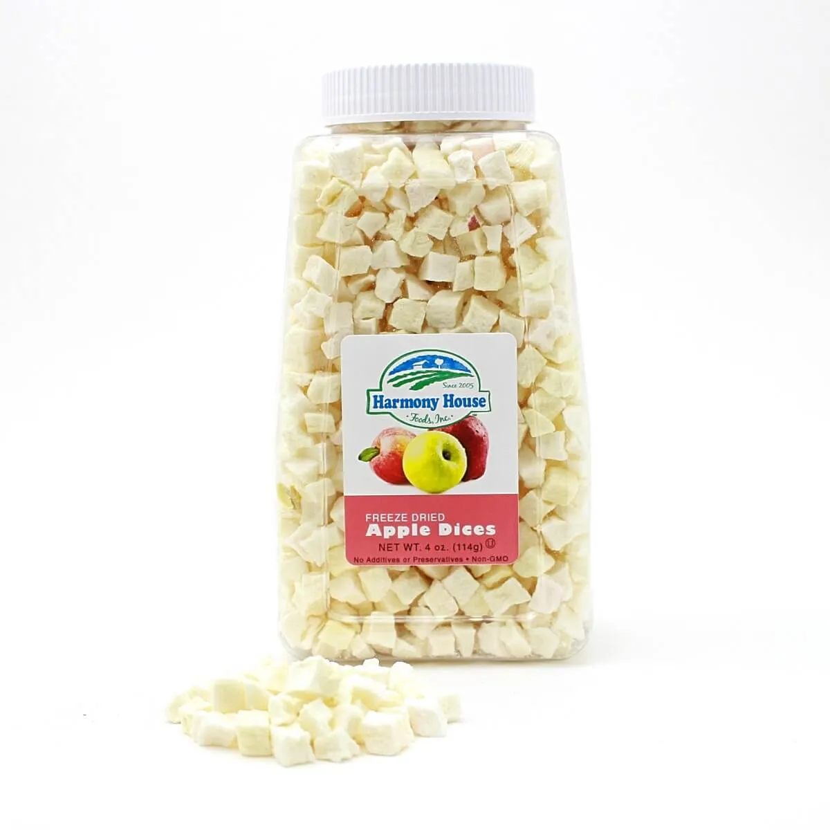 Harmony House Freeze-Dried Apple Dices (4 oz)