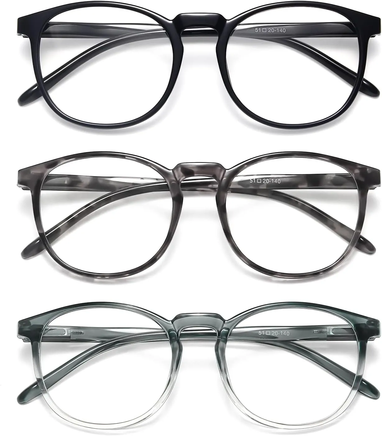 IBOANN Iconic Blue Light Glasses for Woman - Computer Glasses 99% Blue Light Blocking - Anti Eyestrain & UV Glare Protection