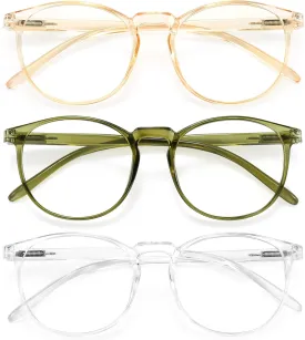 IBOANN Iconic Blue Light Glasses for Woman - Computer Glasses 99% Blue Light Blocking - Anti Eyestrain & UV Glare Protection