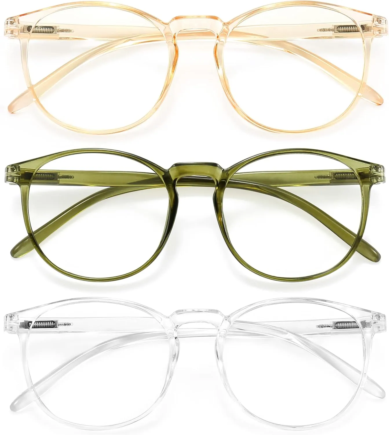 IBOANN Iconic Blue Light Glasses for Woman - Computer Glasses 99% Blue Light Blocking - Anti Eyestrain & UV Glare Protection