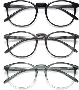 IBOANN Iconic Blue Light Glasses for Woman - Computer Glasses 99% Blue Light Blocking - Anti Eyestrain & UV Glare Protection