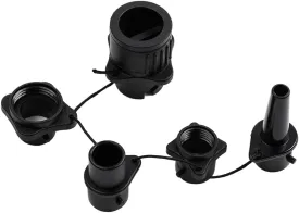 Inflatable Boat SUP Pump Adaptor and Kite/Boston Valve Standard Conventional Air Pump Air Valve Adapter Spoke Plate Attachment(Multi)