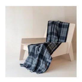 Macrae Grey Tartan Knee Blanket