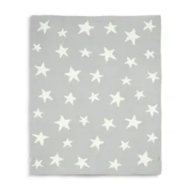 Mamas and Papas Grey Star Chenille Blanket