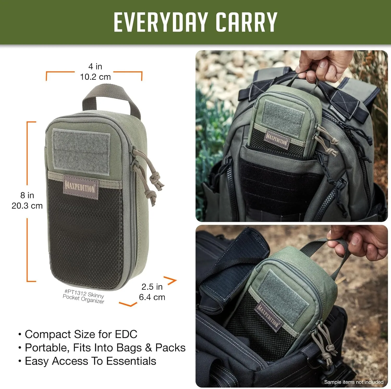 MAXPEDITION Skinny Pocket Organizer
