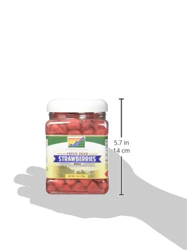 Mother Earth Products - Freeze-Dried Whole Strawberries - Quart Jar