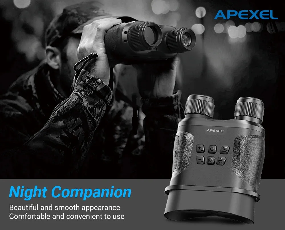 Night Vision HD Infrared Digital Military Goggles Binoculars Long Range Telescope Record and Pictures