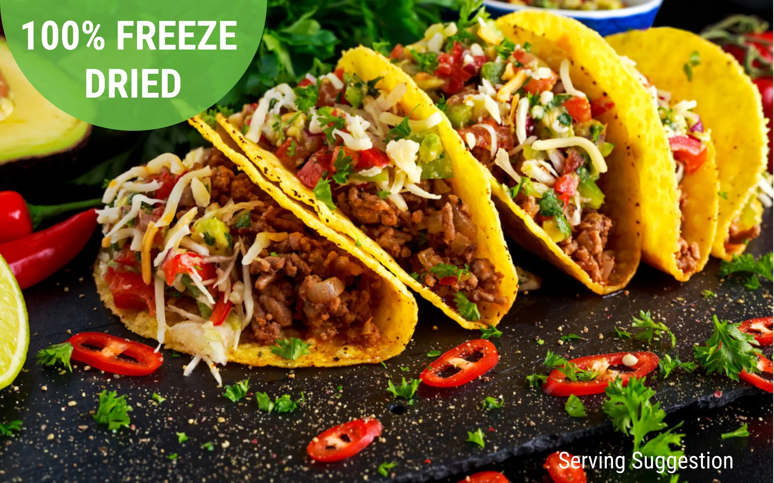 Nutristore Freeze-Dried Ground Beef #10 Can - 20 Servings