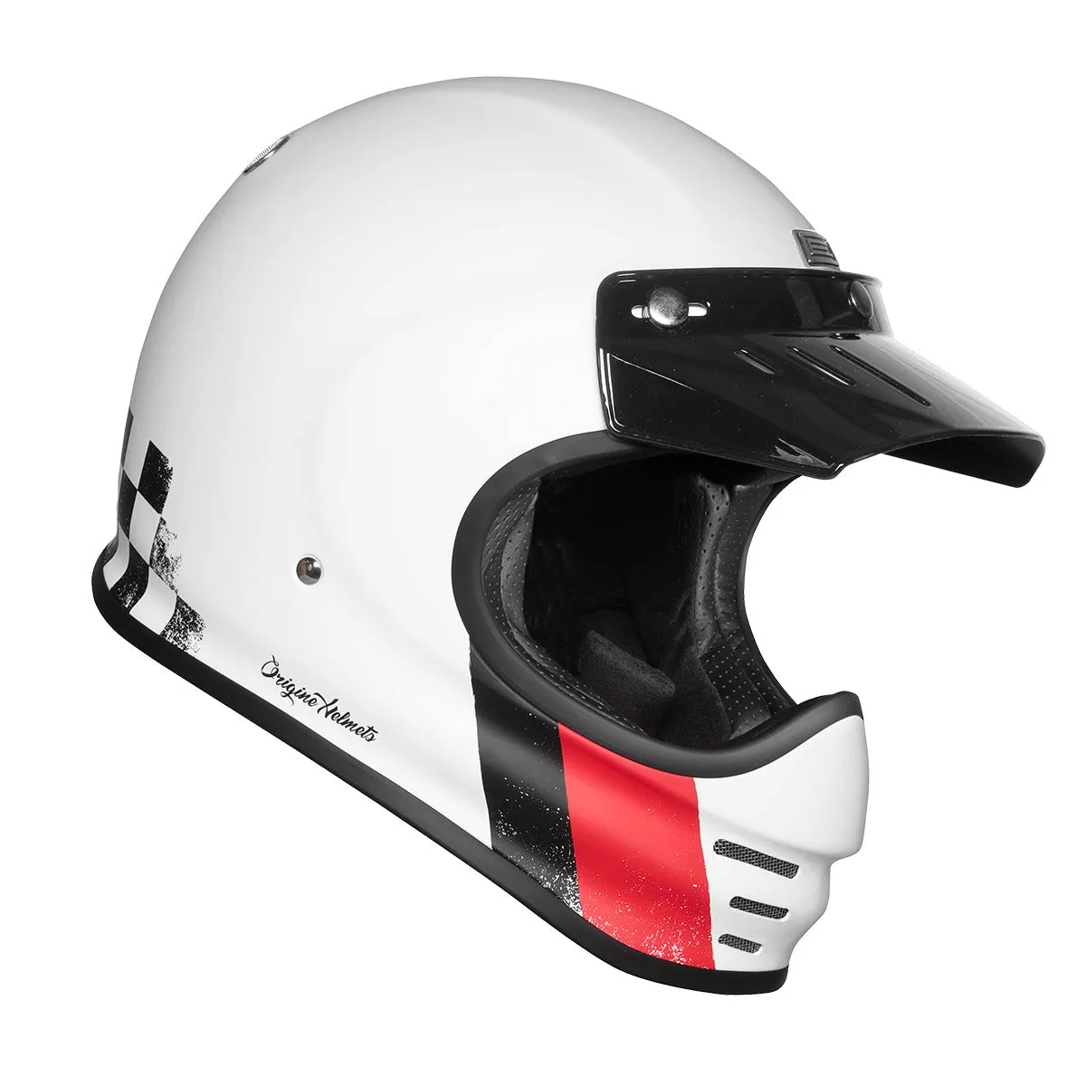 Origine Virgo MC Motorcycle Helmet - Danny Matt White
