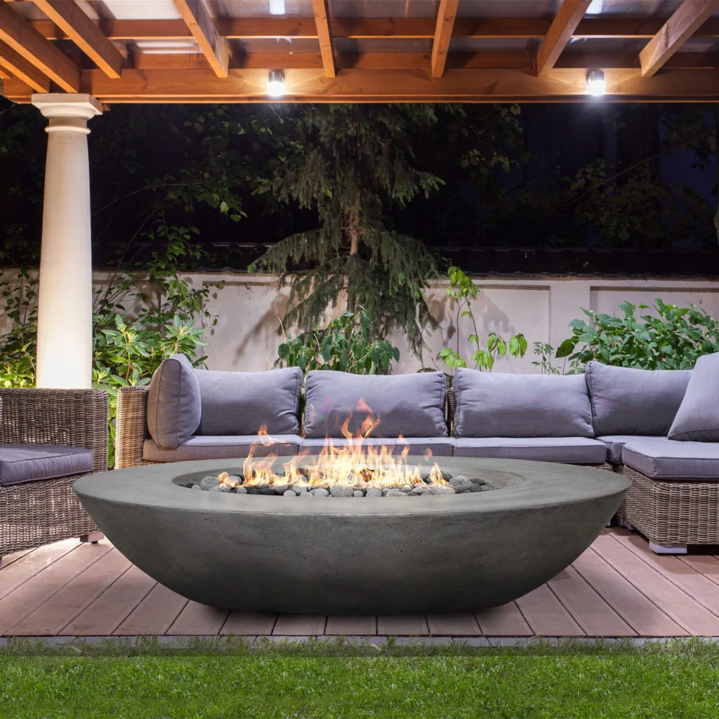 Ovale Fire Bowl - Gas Fire Pit