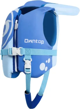 Owntop Toddler Swim Vest Kids Float Jacket Swimming Aid for Children 20-30-40-50 lbs with Adjustable Safety Straps Age 1-6 Years