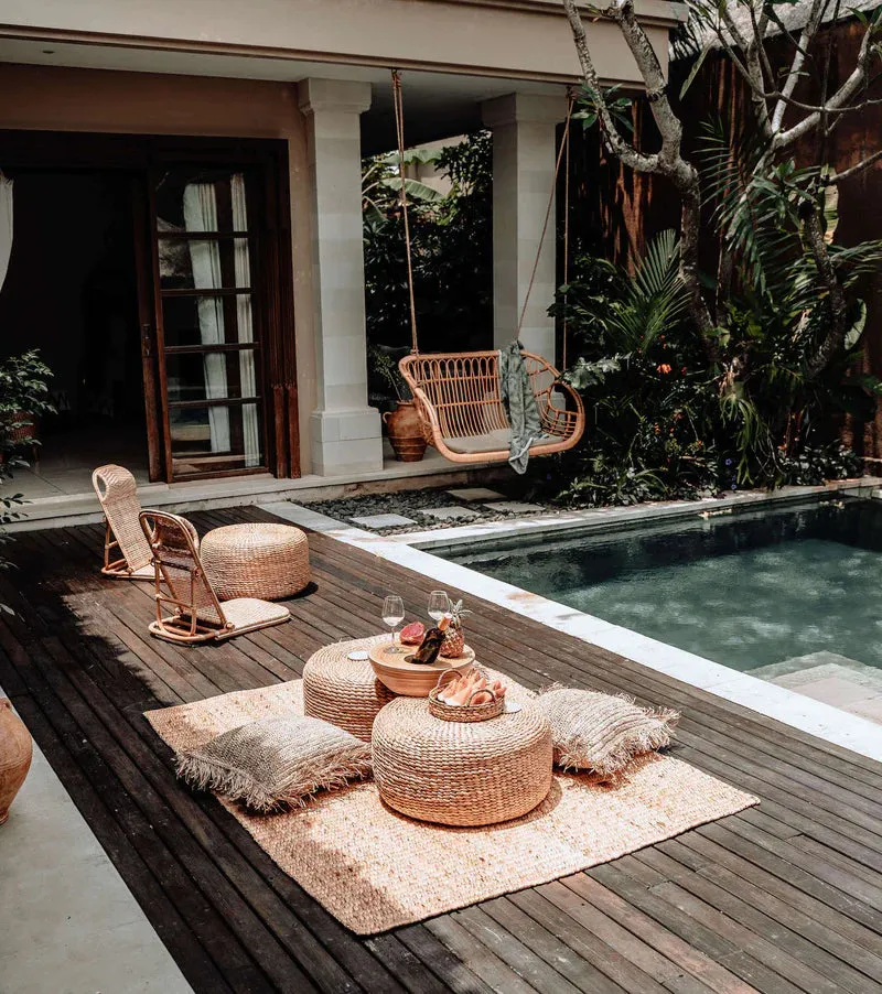 Rattan Hanging Chair for Outdoor | Bamboo Swing Chair | Cane Swing chair - Kaia