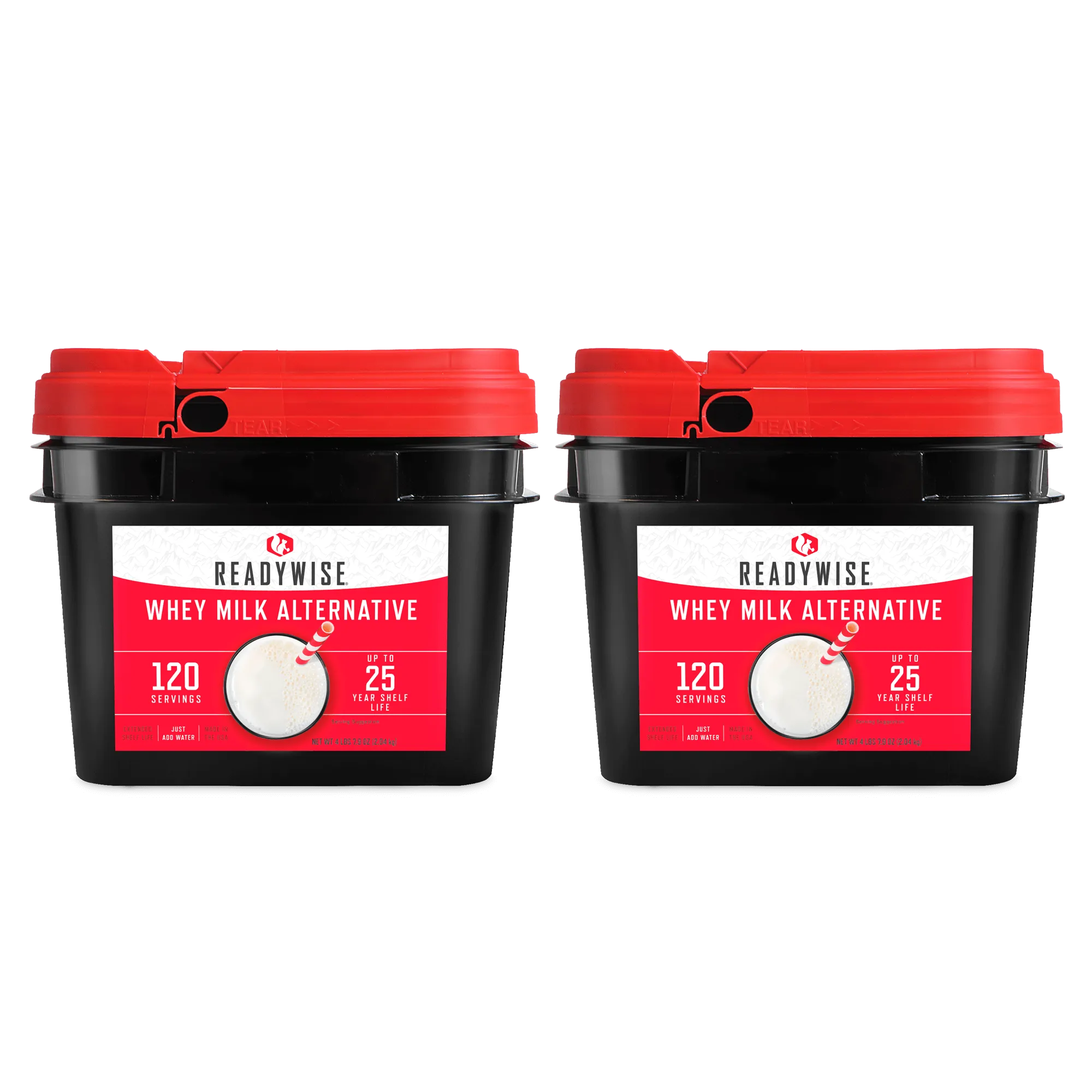 ReadyWise - 120 Serving Whey Milk Bucket - 2 Pack
