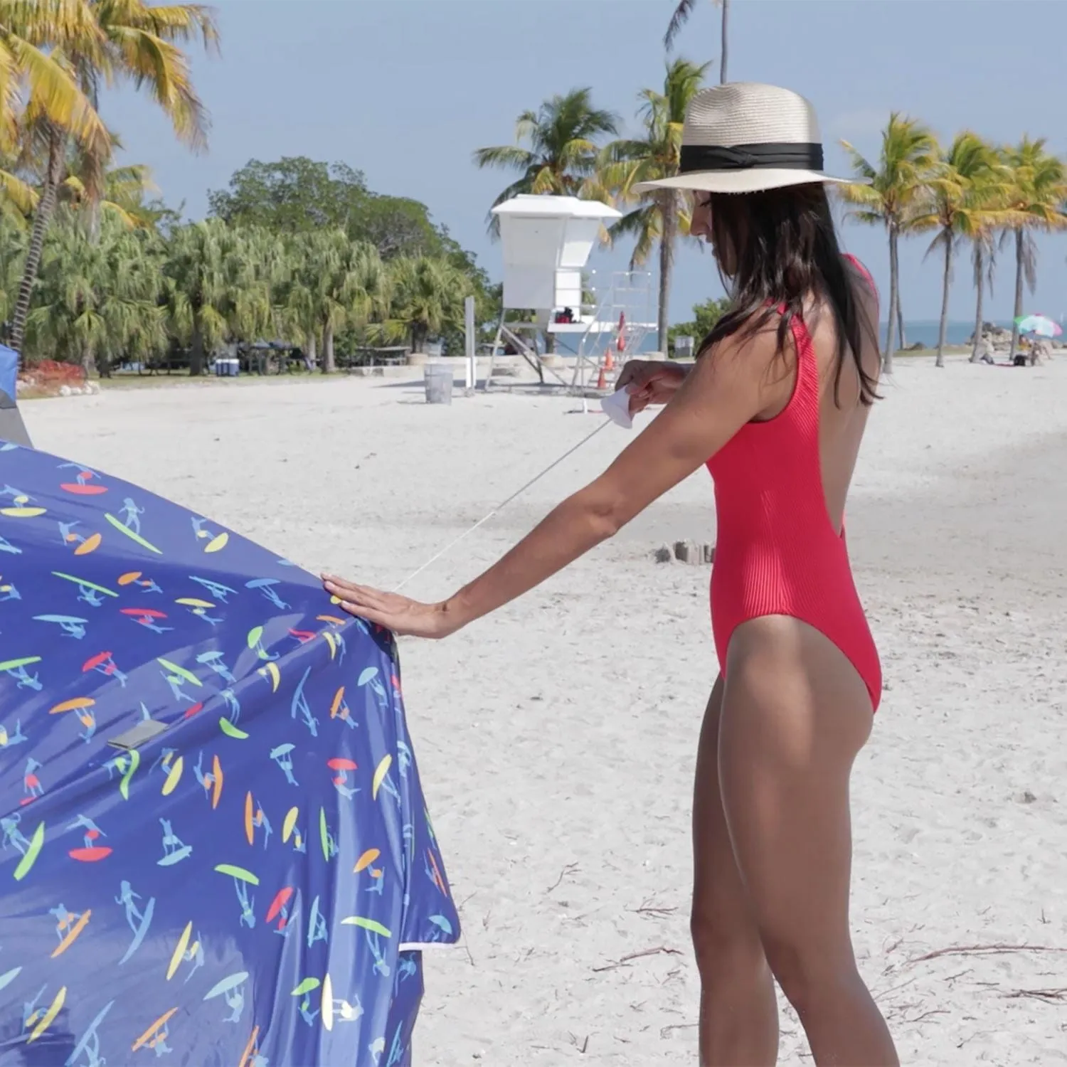 RIO | Pop Up Shelter - Surf Print
