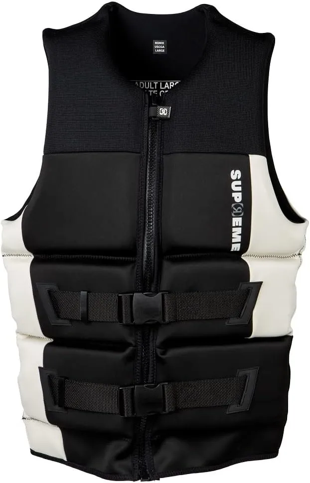 Ronix Supreme - Yes - US/CA CGA Life Vest - Black/Sand