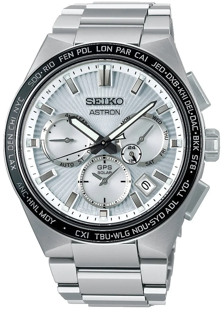 SA Watch Sunray Silver Lining GPS Solar