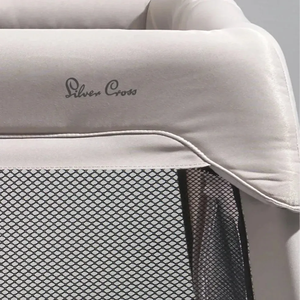 Silver Cross Slumber Travel Cot Stone