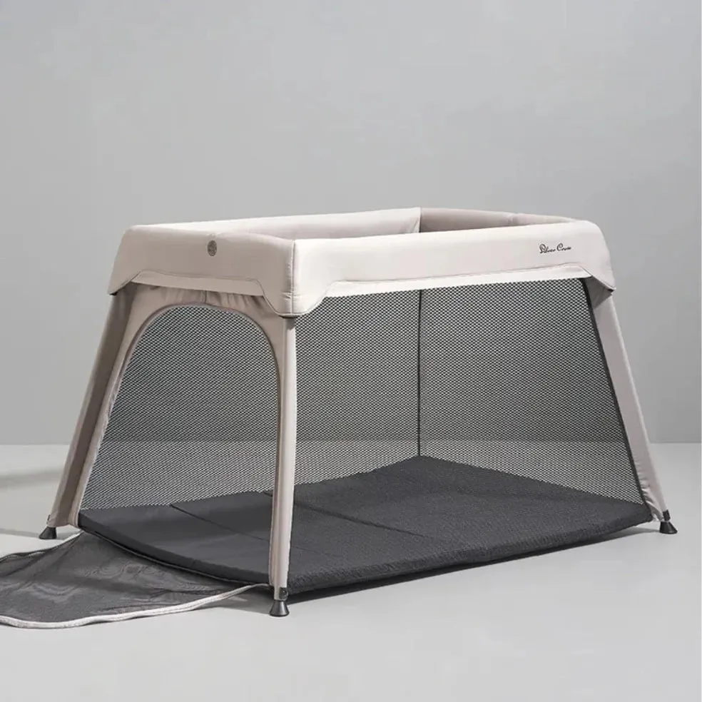 Silver Cross Slumber Travel Cot Stone