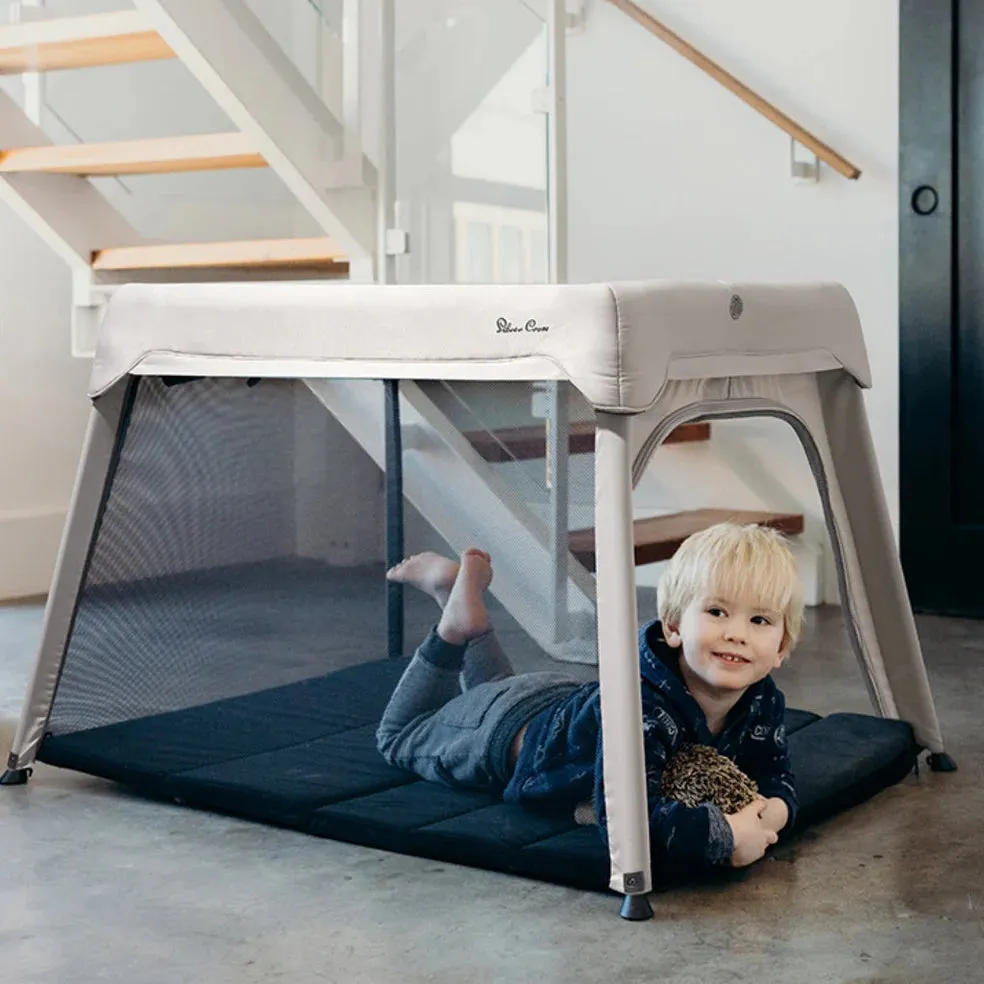 Silver Cross Slumber Travel Cot Stone