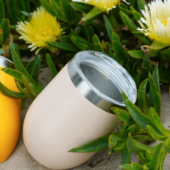 Stainless Steel Camping Tumbler Mug -Dishwasher Safe, Insulated & Leakproof