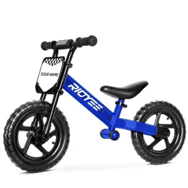 Toddler Balance Bike 2 Year Old, Kids Balance Bike for 2 to 5 Year with Tool-Free Adjustment, Limited Steering, Footrest, Custom Name Plate with Stickers, Gift Bike for 2-3 Boys