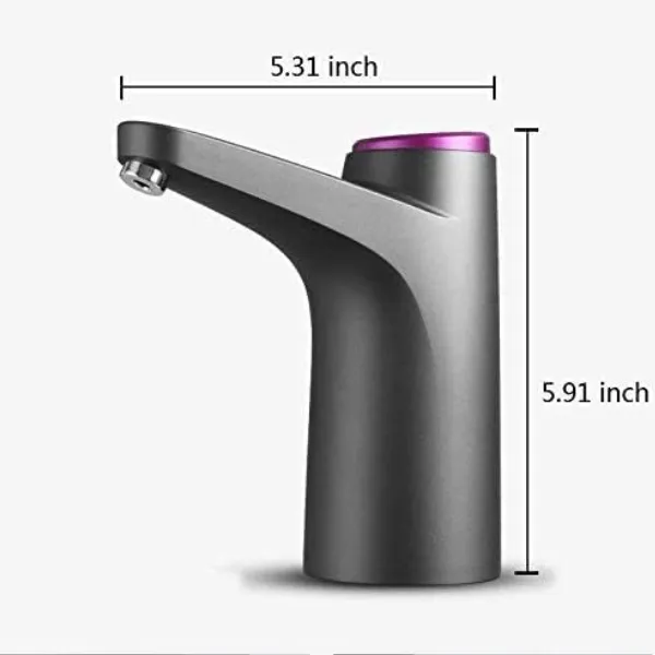 USB Charging Water Dispenser, Portable Water Bottle Pump for Universal 2, 3, 4 and 5 Gallon Bn-link
