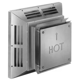 Venting DV: Square Horizontal Termination Cap