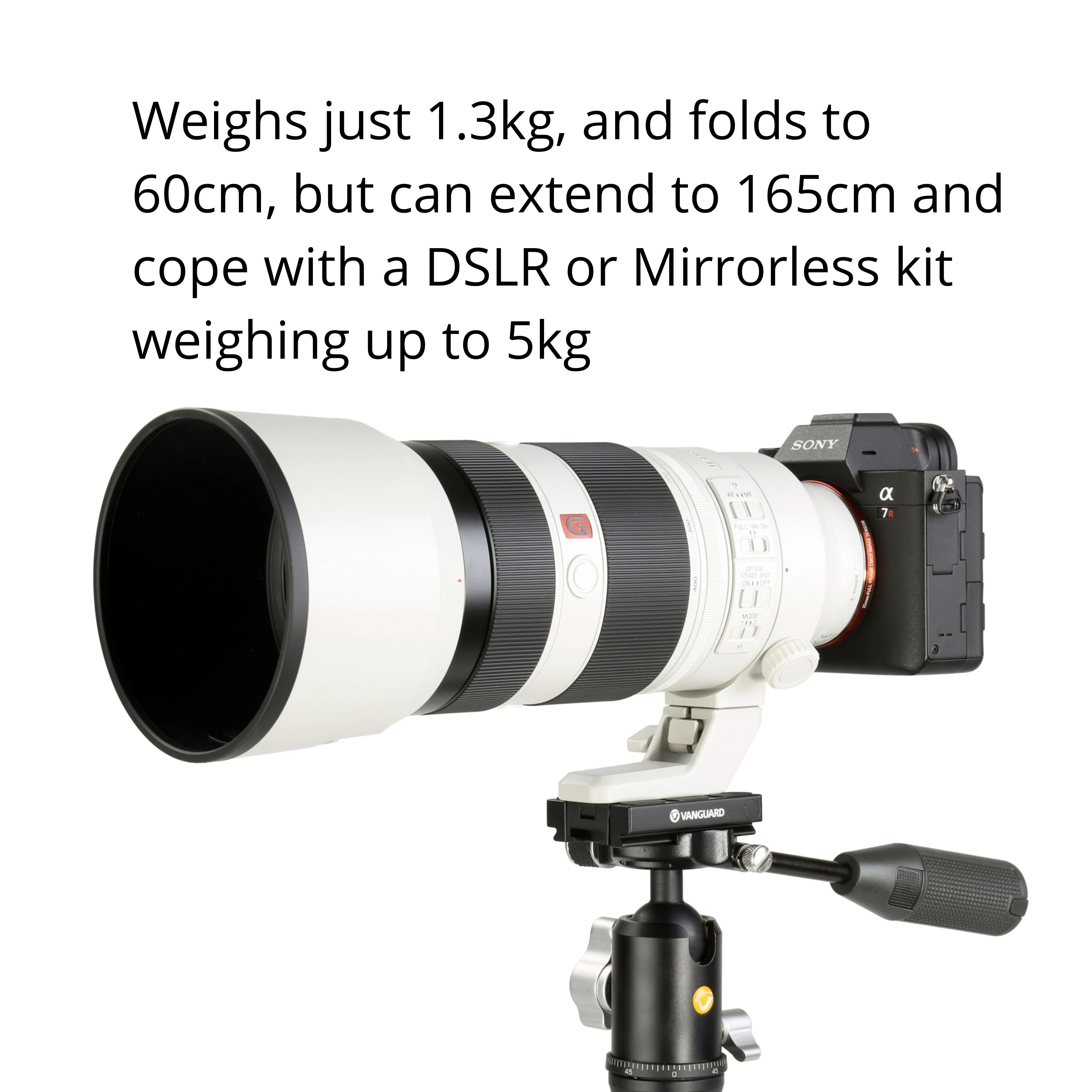 VEO 2S AM-234TBP50T 23mm Aluminium Monopod with Ball Head